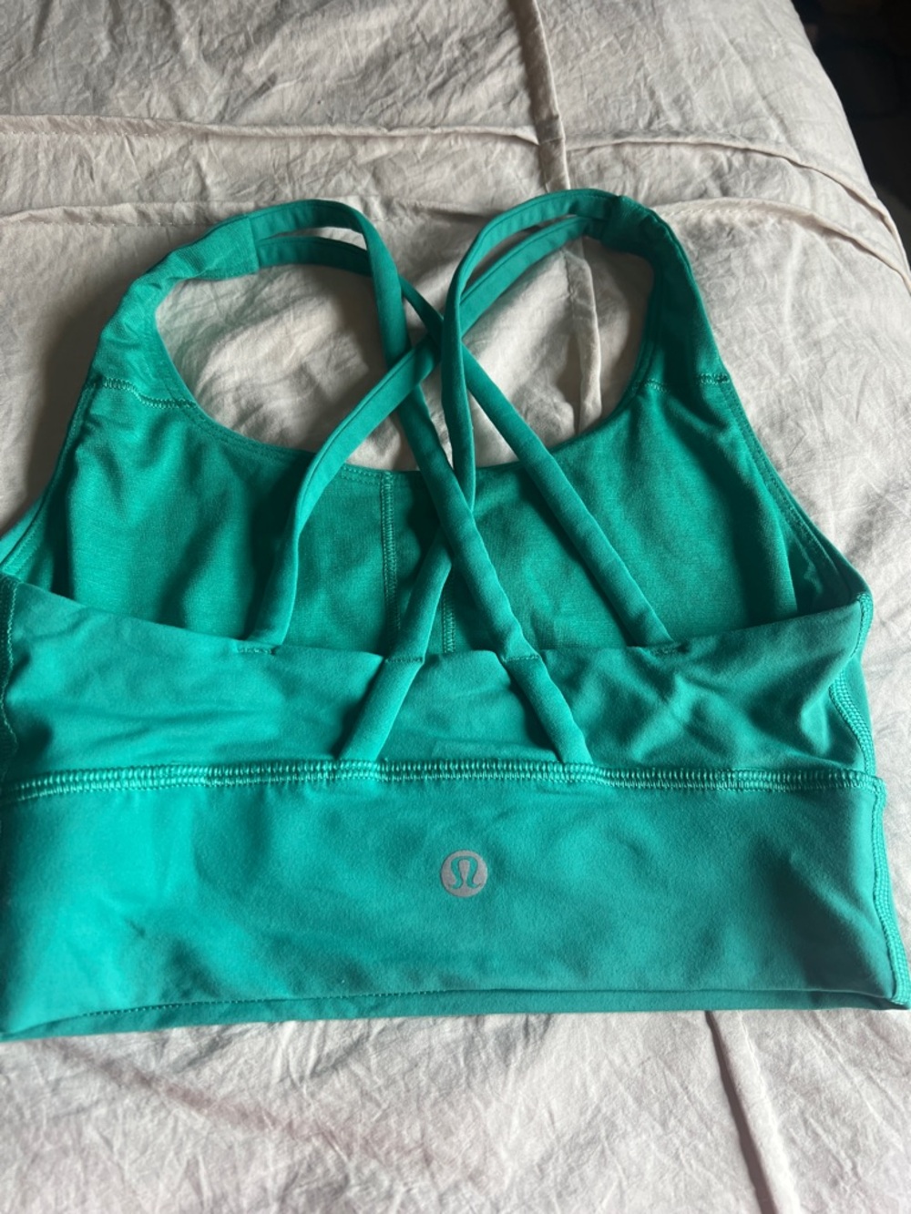 lululemon athletica Teal Cross-Back Sports Bra
